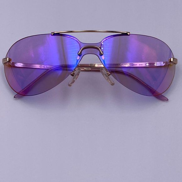 Dior Purple and Gold Sunglasses - Picture 1 of 5